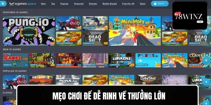 Nền tảng có nhiều game sống động