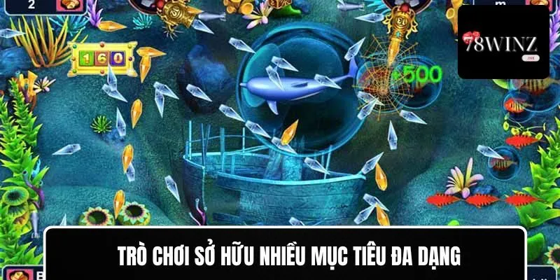 Trò chơi sở hữu nhiều mục tiêu đa dạng